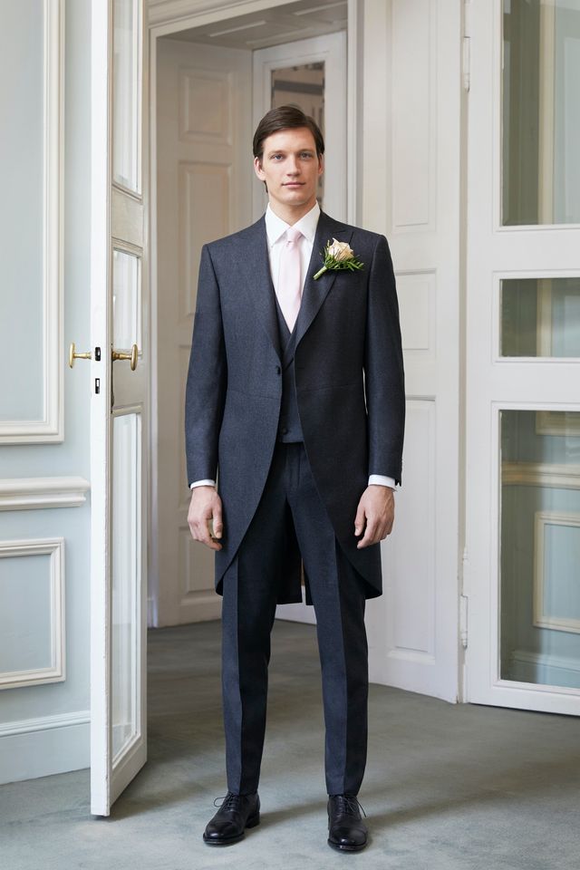 Grey morning suit with a tailcoat