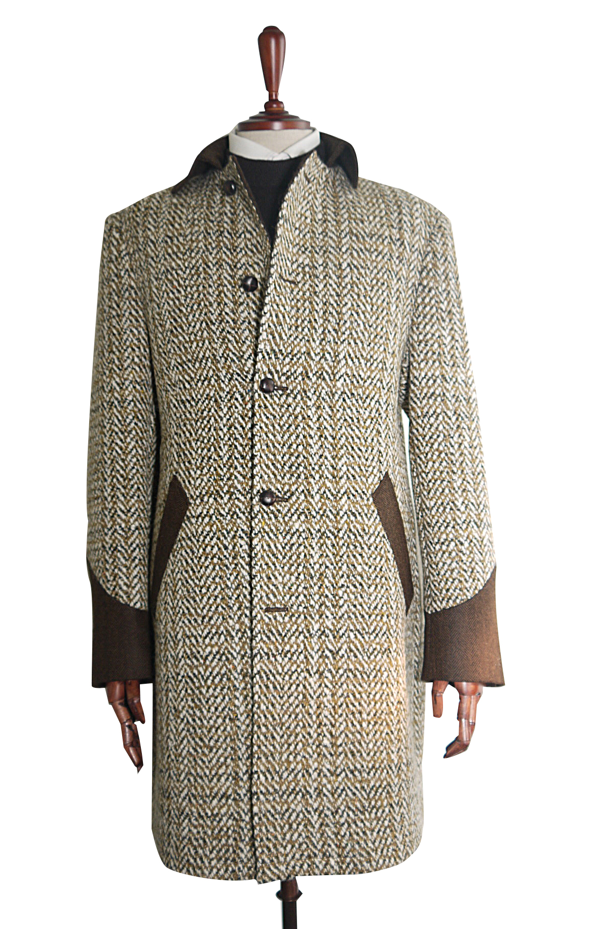 Tweed overcoat