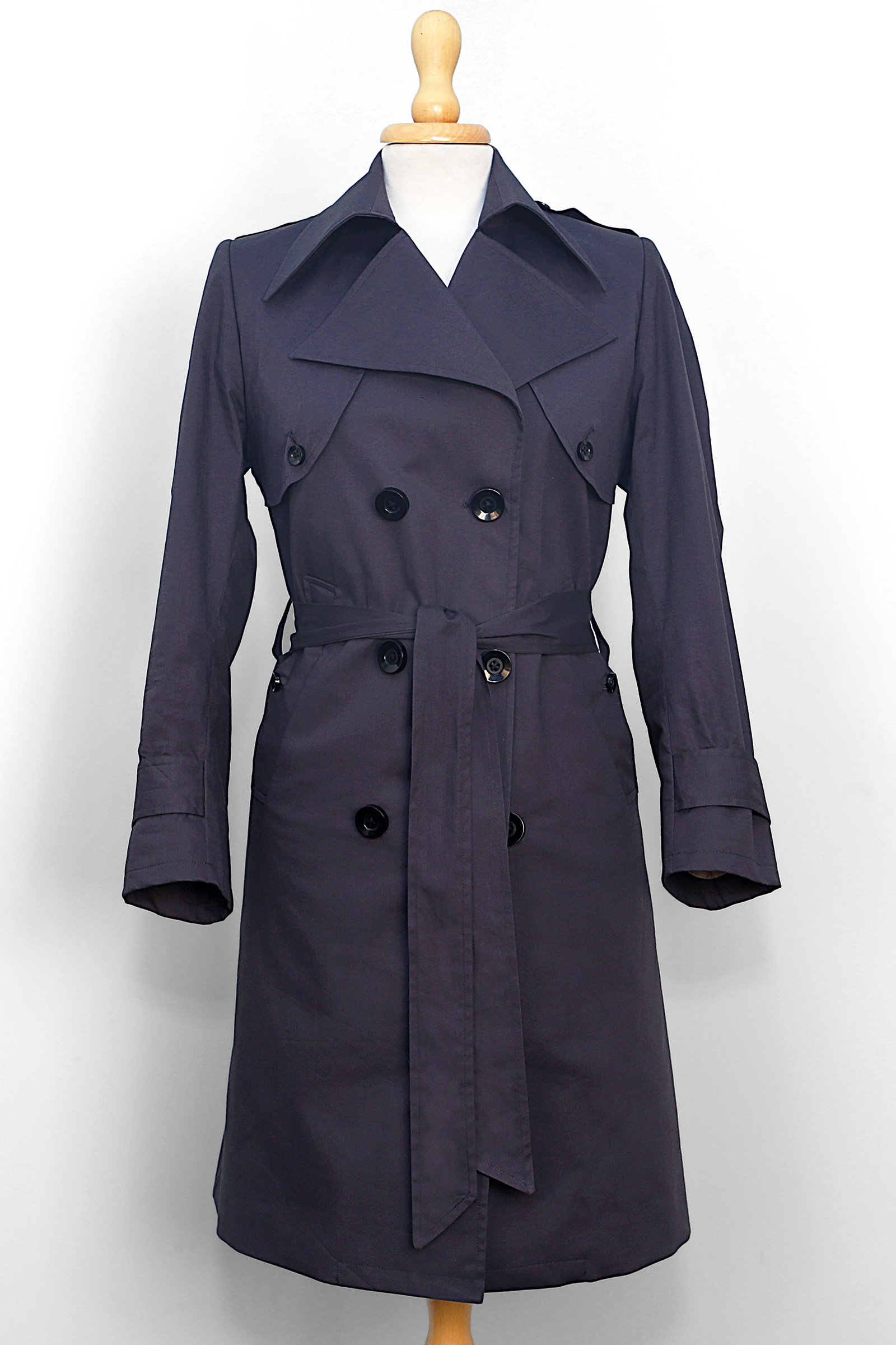 Navy trench coat